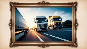 near miss with lorry? The picture frame technique helps reduce trauma